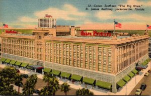 Florida Jacksonville St James Building Cohen Brothers Department Store Curteich