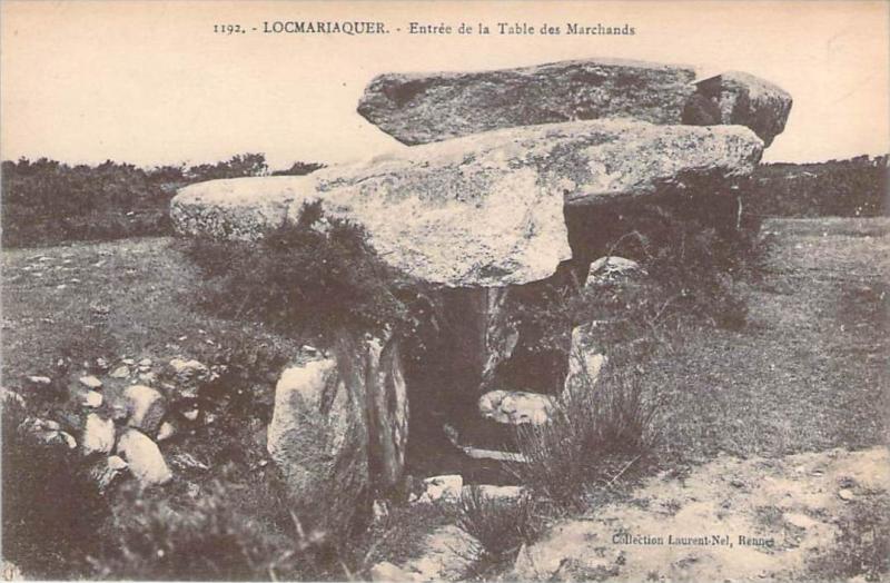 56 - Locmariaquer - Entrée de la Table des Marchands