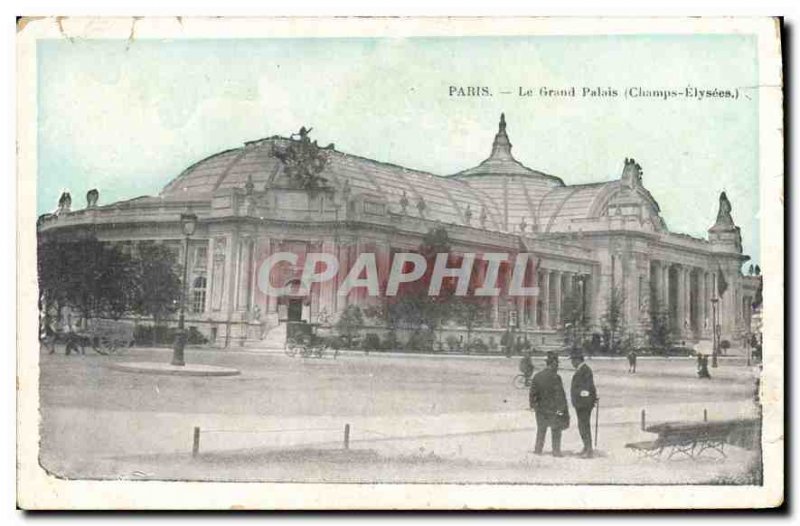 Old Postcard The Grand Palais Paris (Champs Elysees)