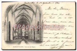 Postcard From Old Rambervillers Interior I'Eglise