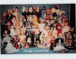 Postcard Sandy's Dream Dolls Scottsdale Arizona USA