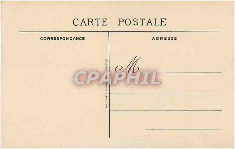 Postcard Old Bordeaux Eglise Sainte Croix