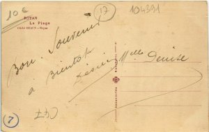 CPA ROYAN - La Plage (104391)
