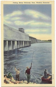 Fishing Below Kentucky Dam Western Kentucky