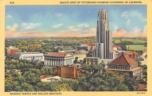 Pittsburgh showing Cathedral of Learning Pittsburgh Pennsylvania, PA