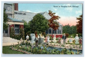 C. 1900-10 Scene In Douglas Park, Chicago. Postcard F147E