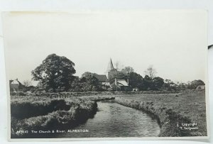 St Andrew’s Church River Cuckmere Alfriston Sussex Vintage Friths RP PostCard