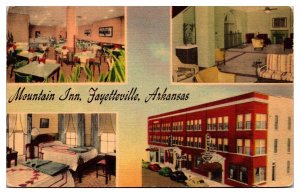 VTG Mountain Inn, Fayetteville, AR Postcard