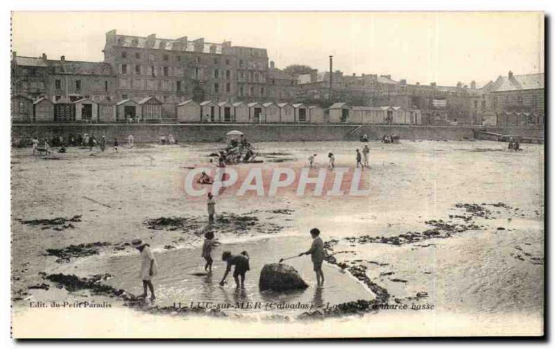 Old Postcard Luc sur Mer strike the clear low