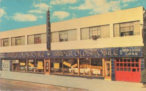 Brooklyn NY Harper Oldsmobile Dealership 1964 Postcard