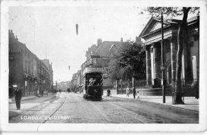 BR98628 london derby tramway   uk