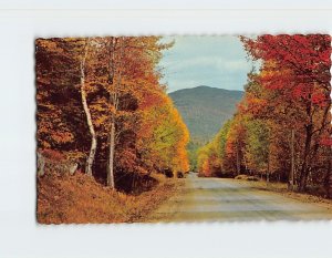 Postcard Mountain Road, In a blaze of fall colors