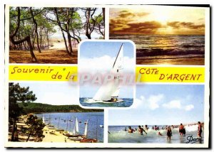 Modern Postcard Souvenir of the Silver Boat Riviera