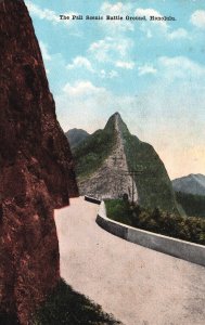 Hawaii The Pali Scenic Battle Ground Honolulu Vintage Postcard 05.32