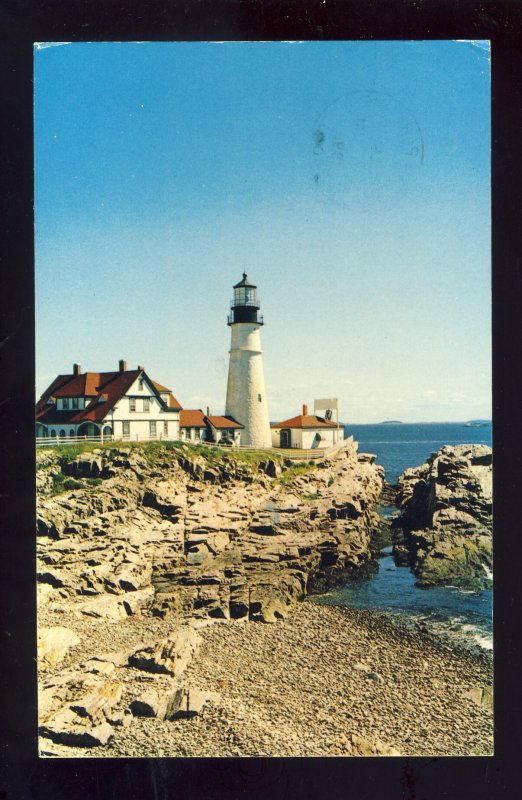 Portland, Maine/ME Postcard, Portland Head Light/Lighthouse, 1991!