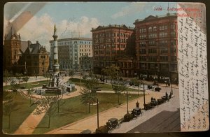 Vintage Postcard 1908 Lafayette Square, Buffalo, New York (NY)