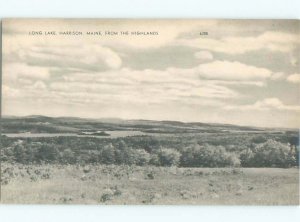 1920's LAKE SCENE Harrison Maine ME AE5278