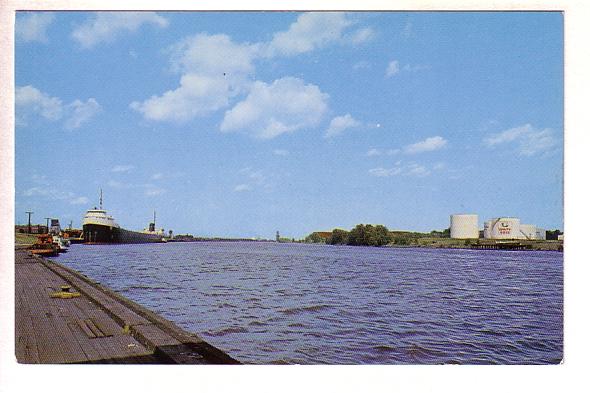 Harbour with Ship, Railway Tracks, Fort William now Thunder Bay, Ontario, Goldin