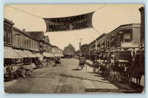 C.1910 Madison Square, Grand Rapids, MI Postcard P169