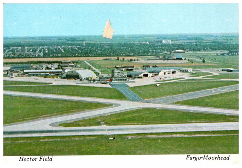 Minnesota   Fargo-Moorehead  Aerial Hector Field