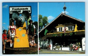 FRANKENMUTH, Michigan MI ~ Mouse FRANKENMUTH CHEESE HAUS 1983 Roadside Postcard