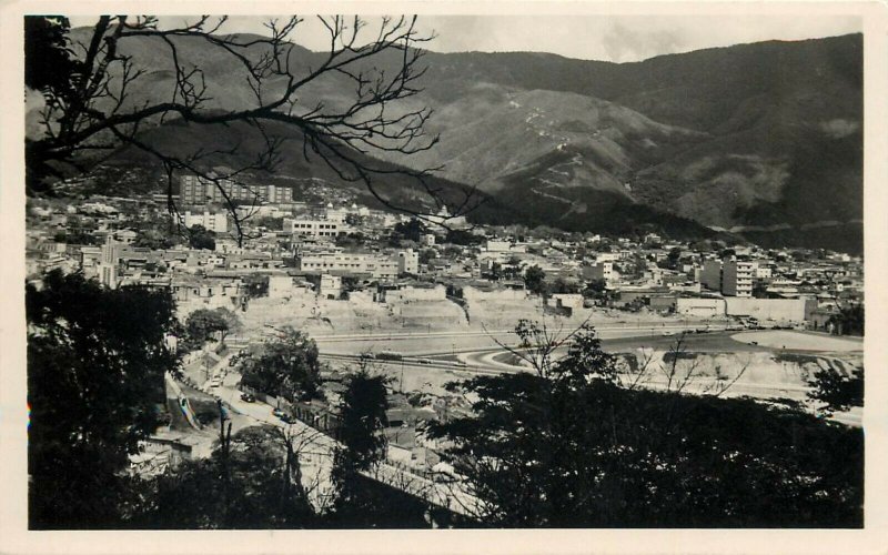 Venezuela Caracas photo postcard W. Haas circa 1957 air mail correspondence 