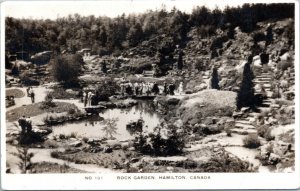 Postcard RPPC Canada Ontario - Rock Garden, Hamilton No. 101