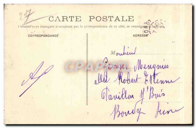 Old Postcard Gisors Towers