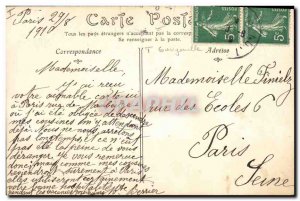 Old Postcard Gargoyle Paris Notre Dame Chimere