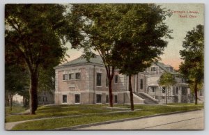Carnegie Library Kent Ohio OH Postcard D31