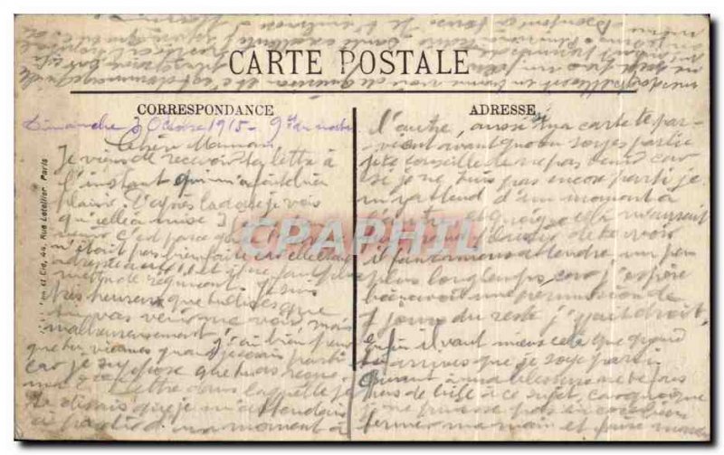 Old Postcard Chatellerault General view