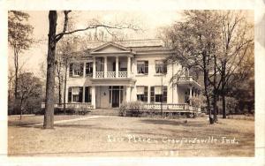 Crawfordsville Indiana Lane Place Real Photo Antique Postcard K46200