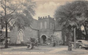 J22/ Starke Florida Postcard c1910 First Methodist Church  94