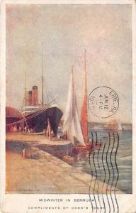 Midwinter in Bermuda Sail Boat Bermuda Postcard