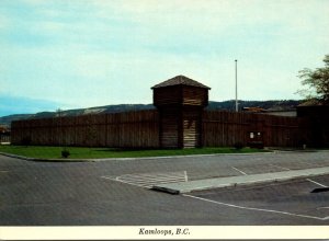 Canada British Clumbia Kamloops Riverside Park Reconstructed Fort