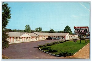 c1960 Skyline Motel Restaurant Highways Batesville Mississippi Vintage Postcard