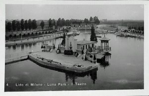 ab1212 - VINTAGE POSTCARD - MILAN City: Lido di Milano-Luna Park - Il Teatro-