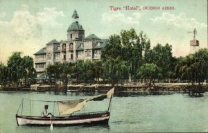 argentina, BUENOS AIRES, Tigre Hotel (1909) Postcard