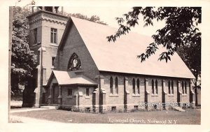 Episcopal Church - Norwood, New York NY Postcard