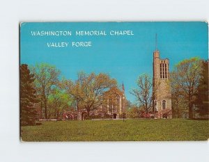 Postcard Washington Memorial Chapel & Bell Tower Valley Forge Park Pennsylvania