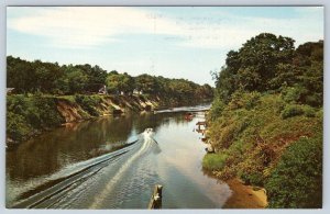 1960's REHOBOTH LEWES CANAL DELAWARE POSTCARD