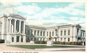 Vintage Postcard 1920's Museum Of Fine Arts Building Boston Massachusetts MA