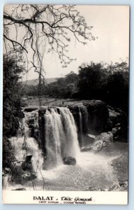 RPPC Gougah Waterfall DA LAT VIETNAM Postcard