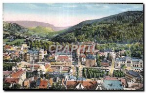 Old Postcard LA BOURBOULE - General view and Vallee Vendeix