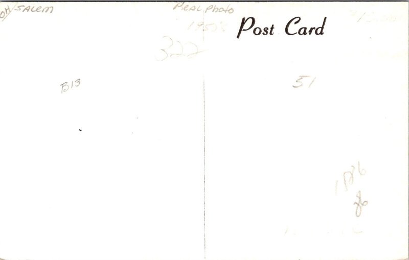 RPPC Saint Paul's Church, Salem OH Vintage Postcard W58