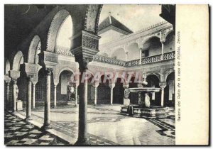 Postcard Old Galeria Patio of the Casa de Pilatos Sevilla