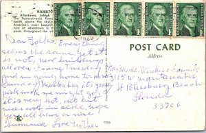 Postcard SHOPS SCENE Allentown Pennsylvania PA AK7236