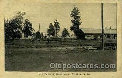 Camp Beauregard, Alexandria, La, USA Military Unused very light corner and ed...