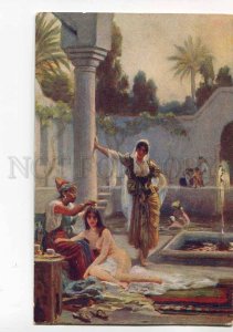 3033443 NUDE Slaves HAREM Bathing by LEINWEBER vintage color PC