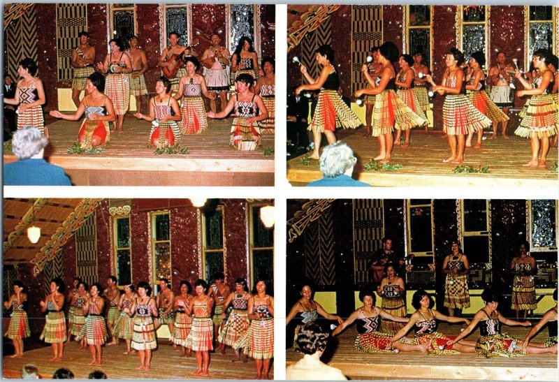 Maori Cultural Group Rotorua New Zealand Postcard